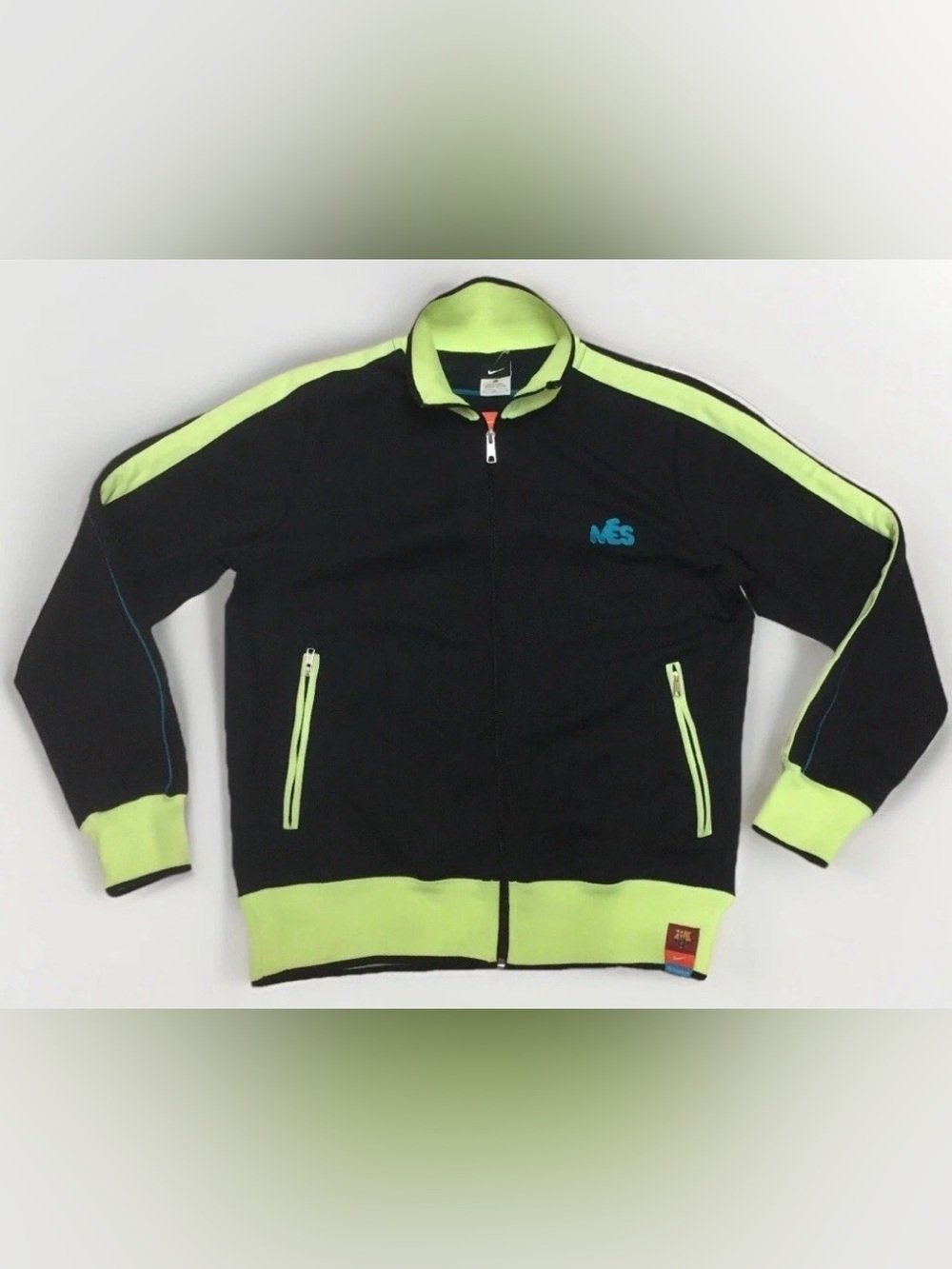 Nike FC Barcelona Track Jacket Medium FIFA Soccer Warmup Top MES Athletic